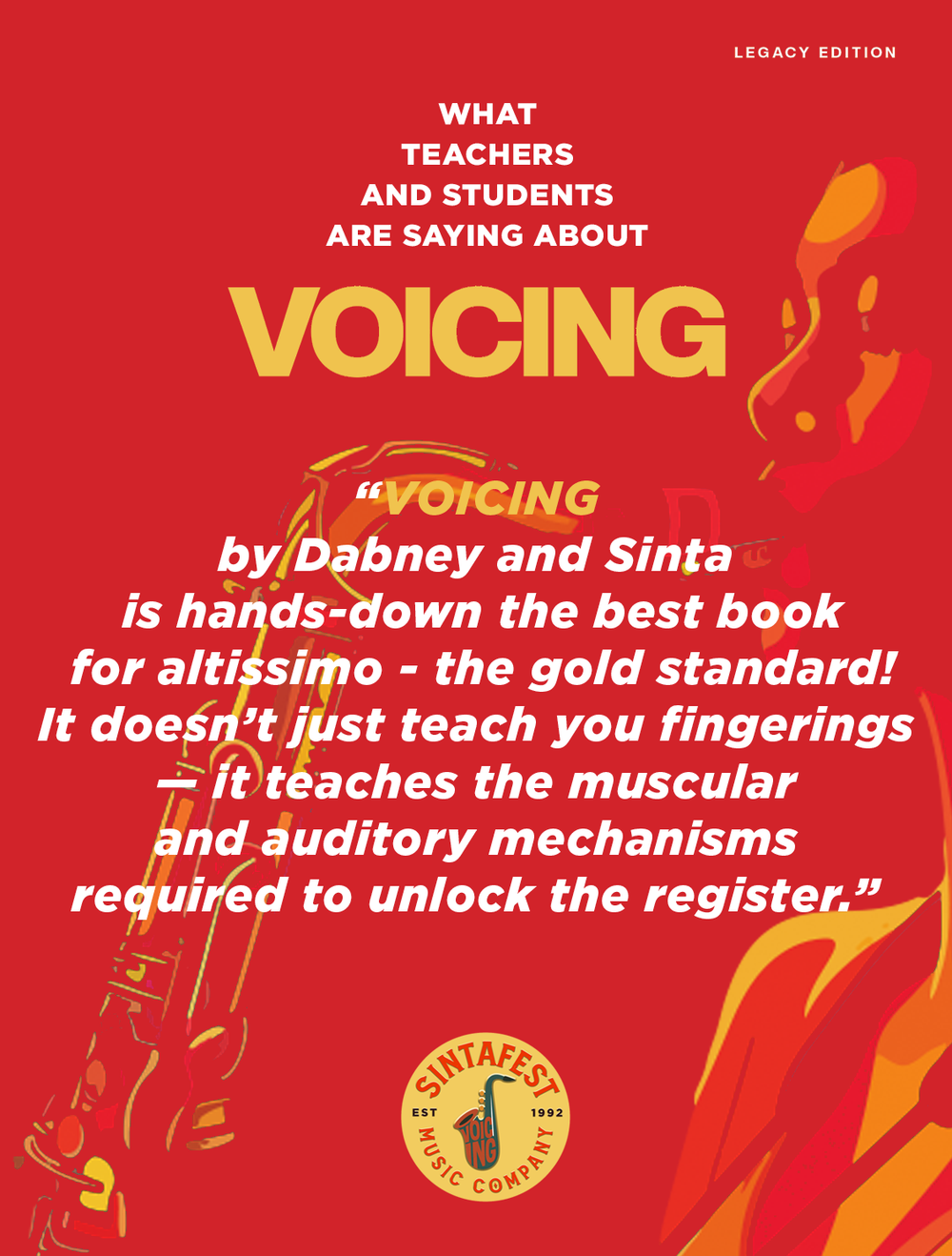 SintaFest VOICING testimonial